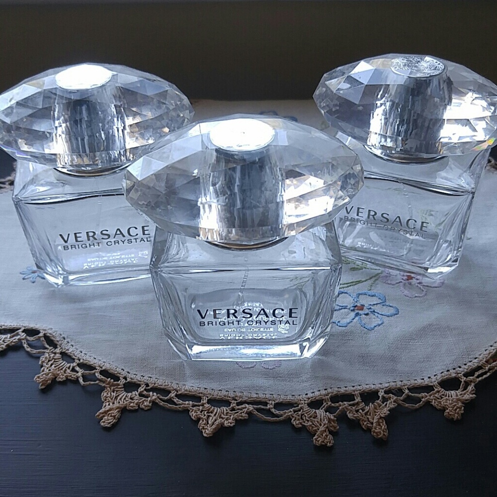 Versace Bright Crystal Empty Perfume Bottles - Picture 6 of 6